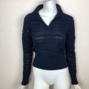 Women’s Frame Navy blue sweater, size XS